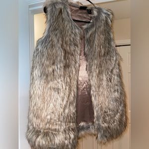 Rachel Zoe Faux fur vest